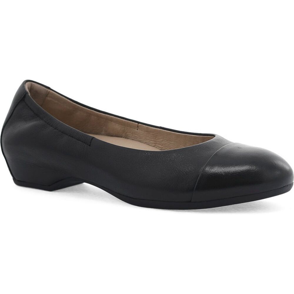 Dansko Ladies Lisanne Ballet Flats Hidden Heel Patent Leather Fronts US 7 EU 37